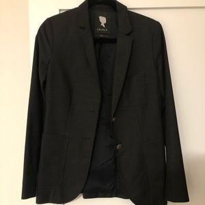 Aritzia Boyfriend Charcoal Grey Blazer 4
